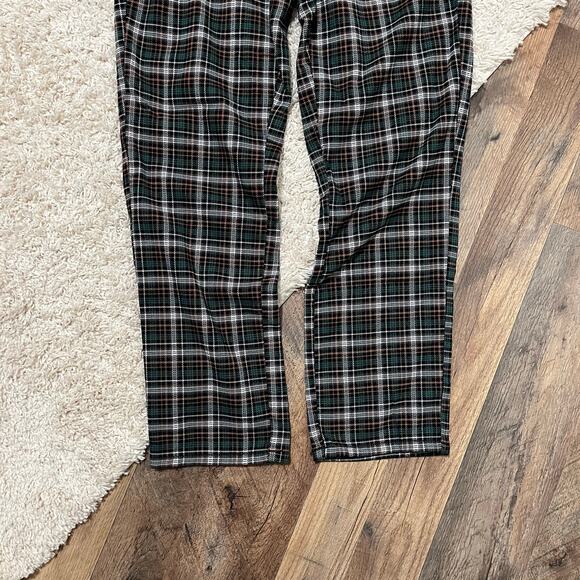 American Eagle Versatile Tailored Plaid Super High Rise Cropped Skinny Trousers - Picture 2 of 9